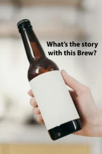 Blank beer label: What's the story with this brew?